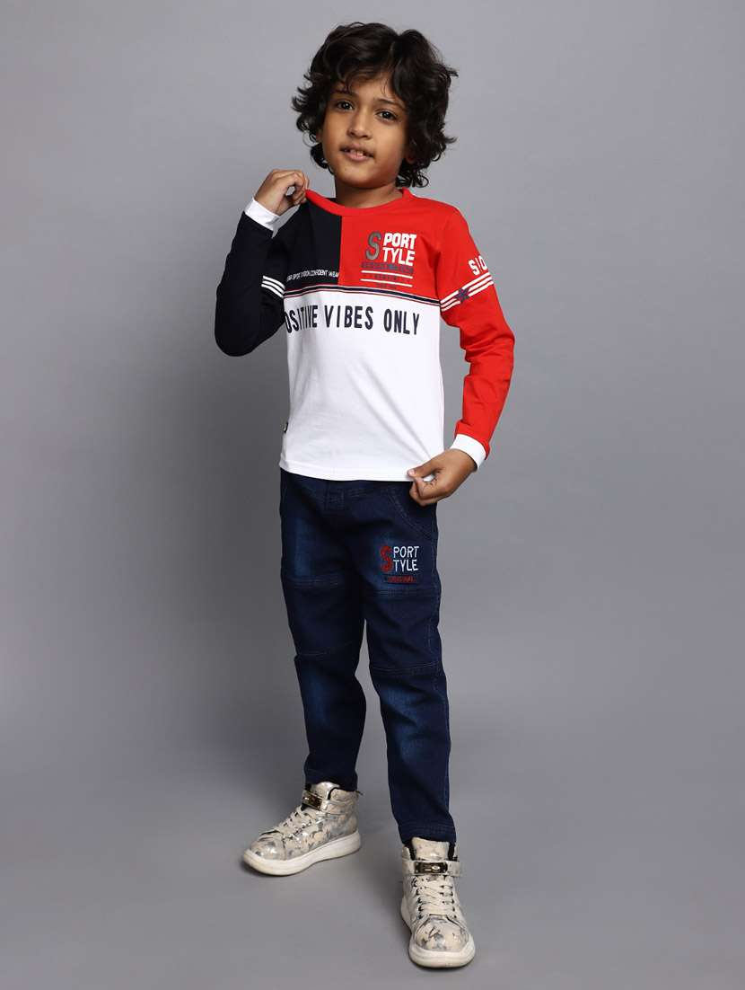 boys printed twin sets  - 20687521 -  Standard Image - 1