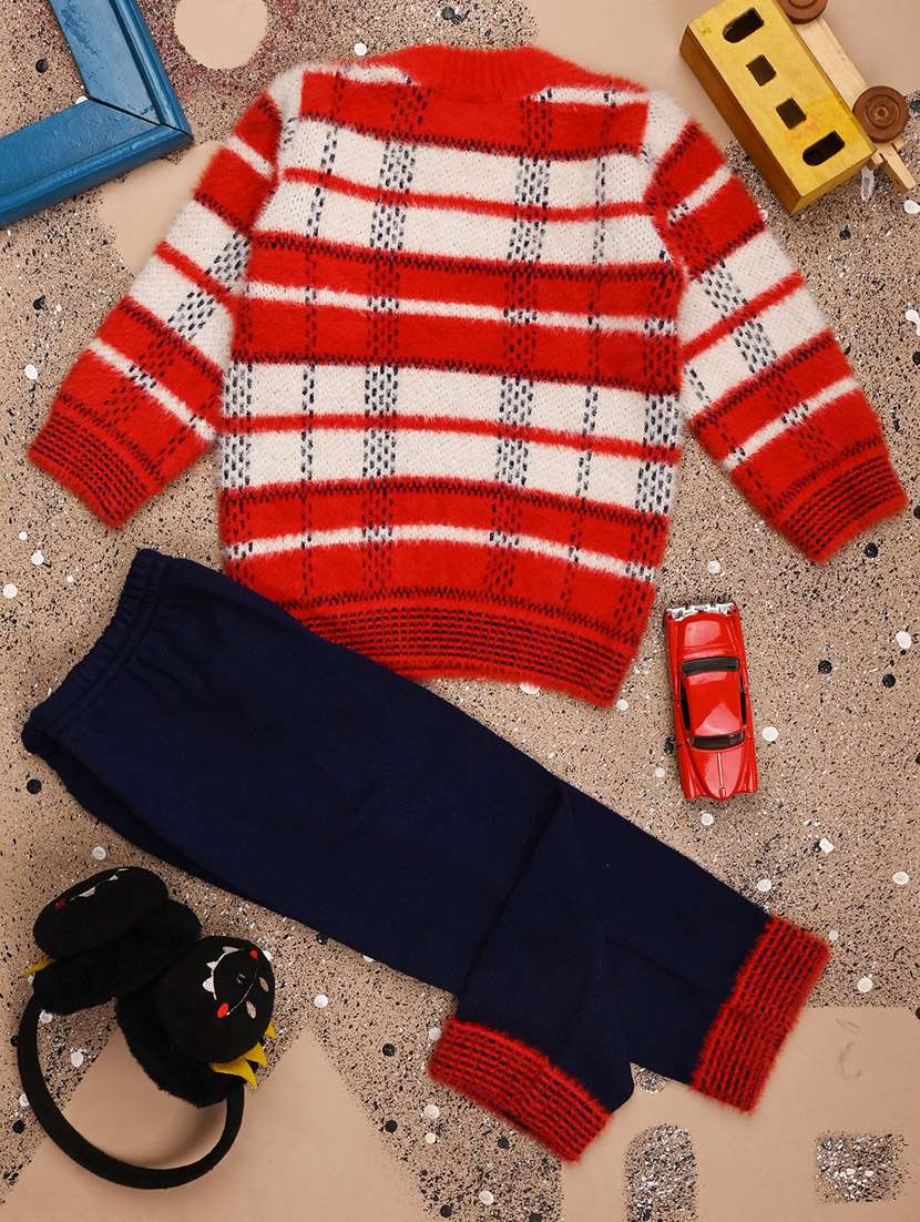 kids wool blend full lenght twin set - 20687538 -  Standard Image - 1