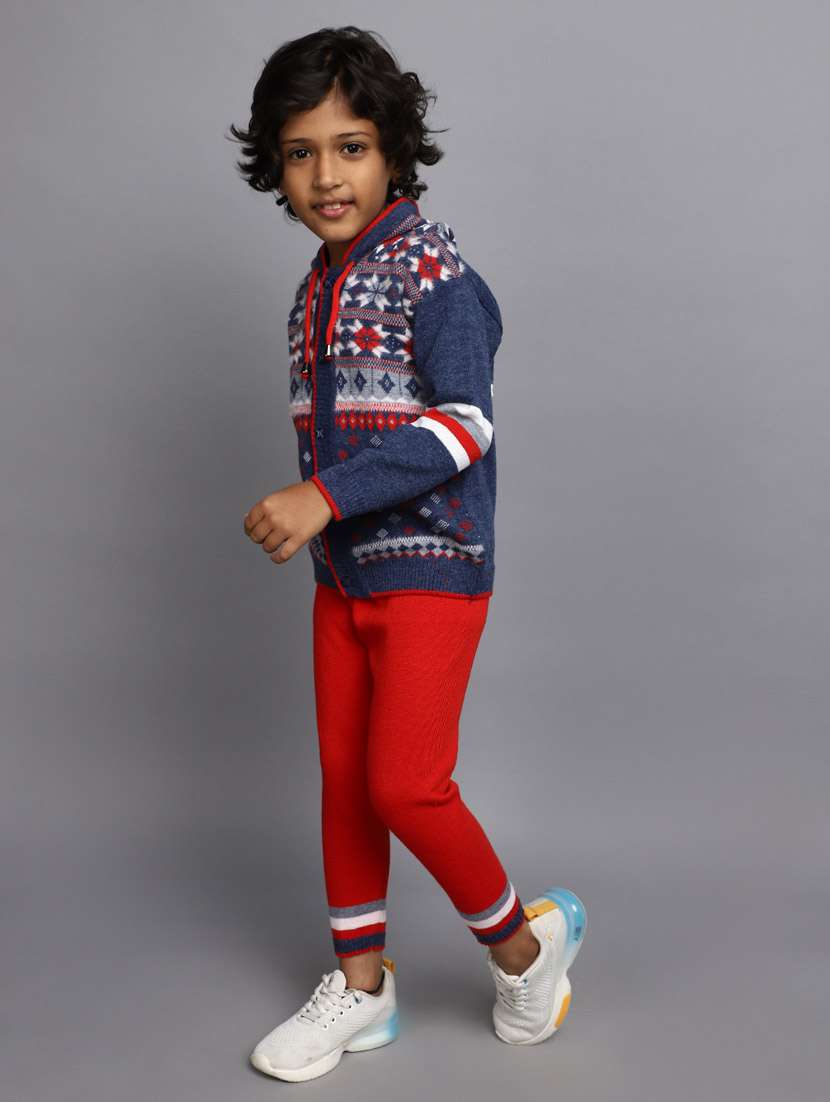 boys wool blend full lenght twin set - 20687553 -  Standard Image - 1