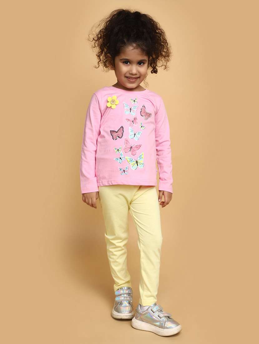 girls cotton full lenght twin set - 20687578 - Zoom Image - 0