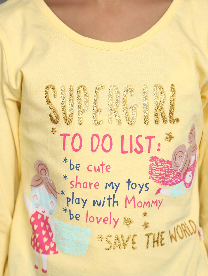 girls typography print full lenght twin set - 20687580 - Standard Image - 4