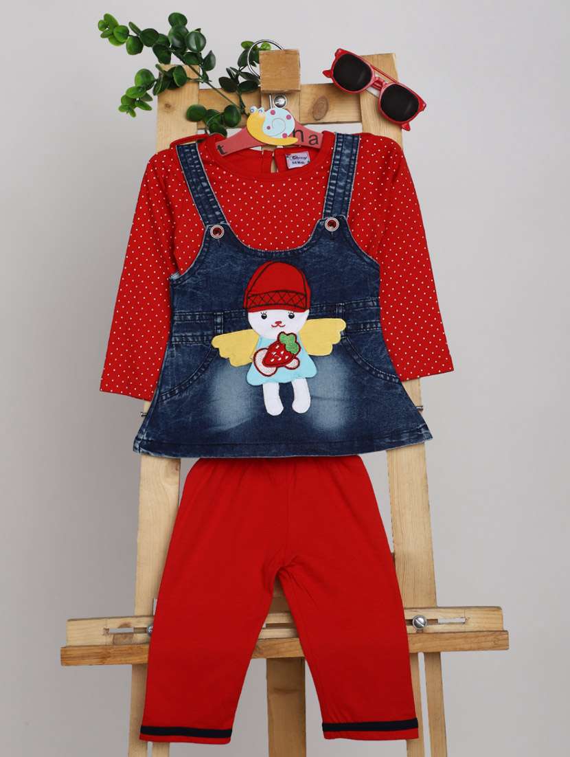 girls woolen full lenght twin set