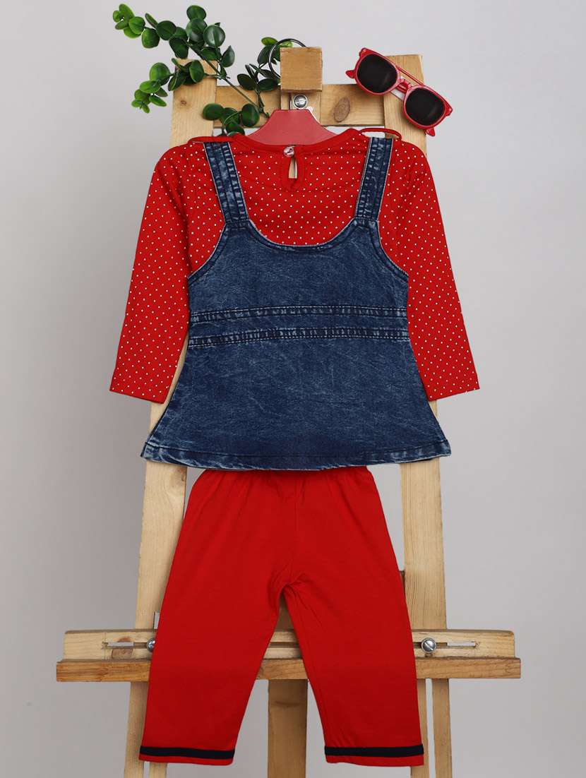 girls woolen full lenght twin set - 20687604 -  Standard Image - 1