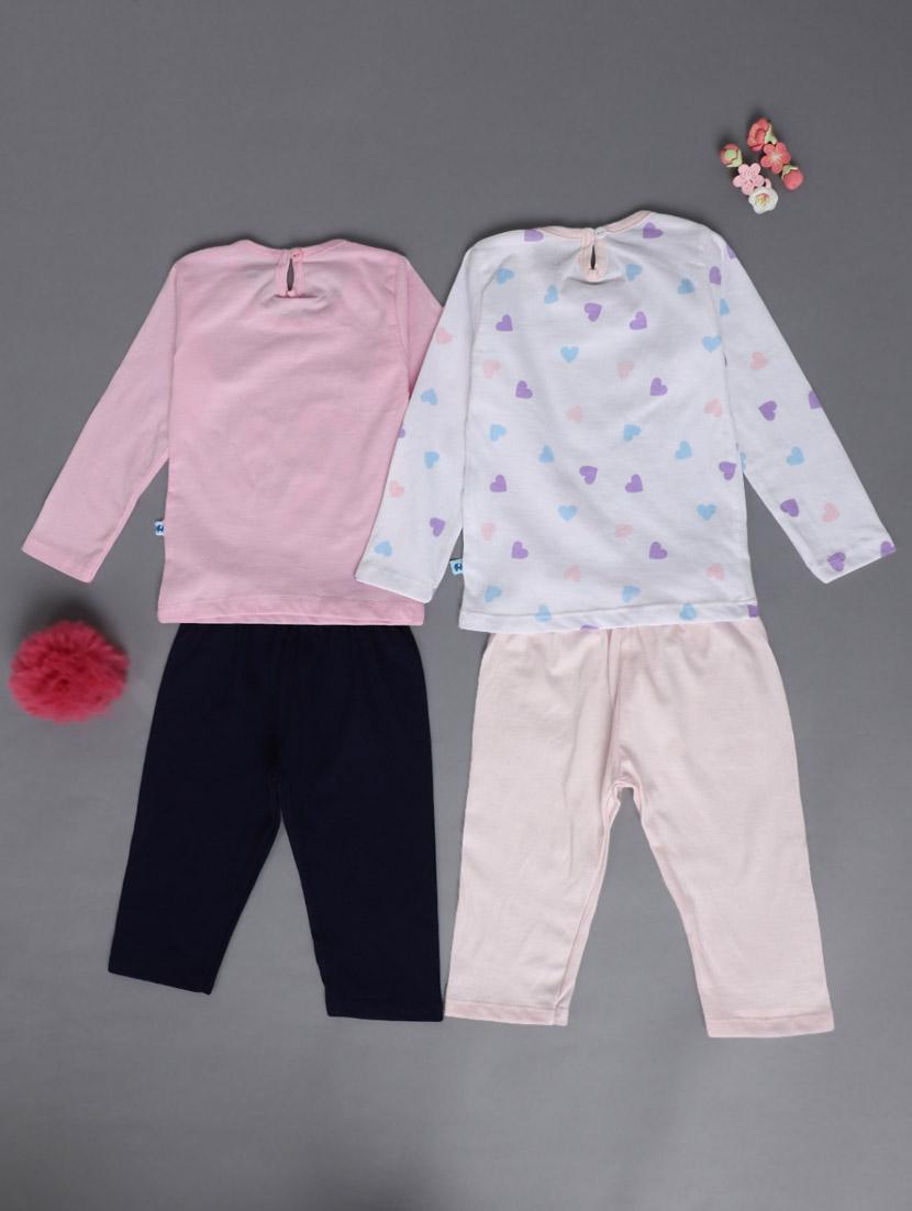 kids pack of 2 full lenght twin set - 20687619 - Standard Image - 1