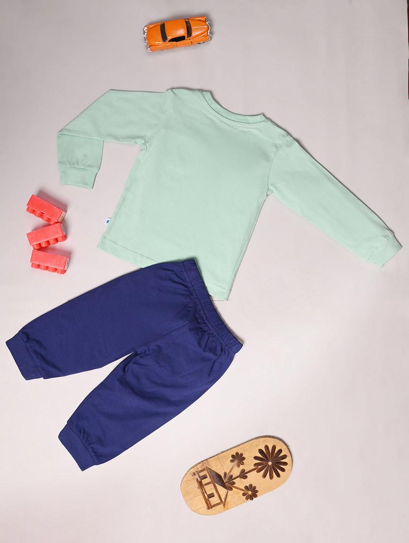 kids long sleeve full lenght twin set - 20687624 -  Standard Image - 1
