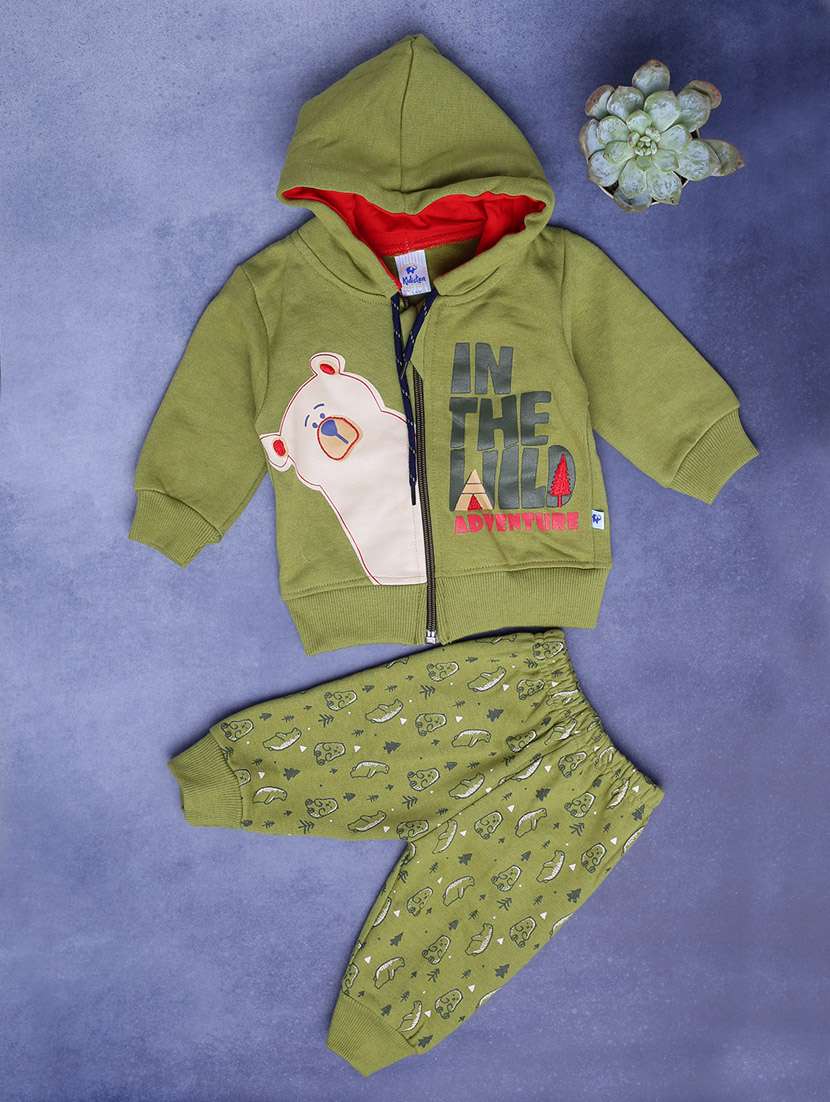 kids long sleeve woolen full lenght twin set