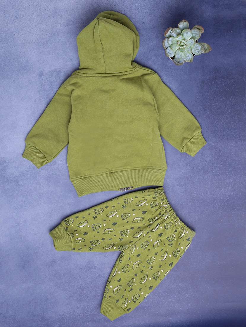 Kids Long Sleeve Woolen Full Lenght Twin Set - 20687638 -  Standard Image - 1