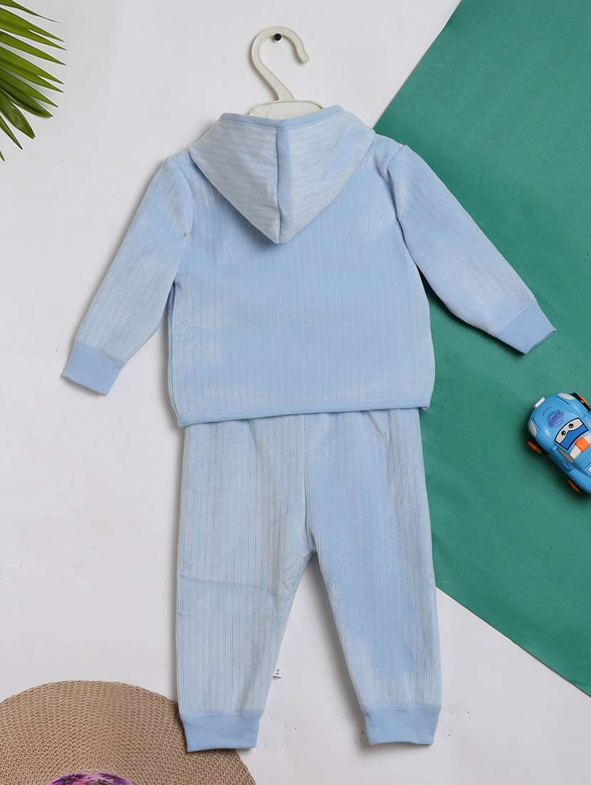 kids woolen full lenght twin set - 20687658 -  Standard Image - 1