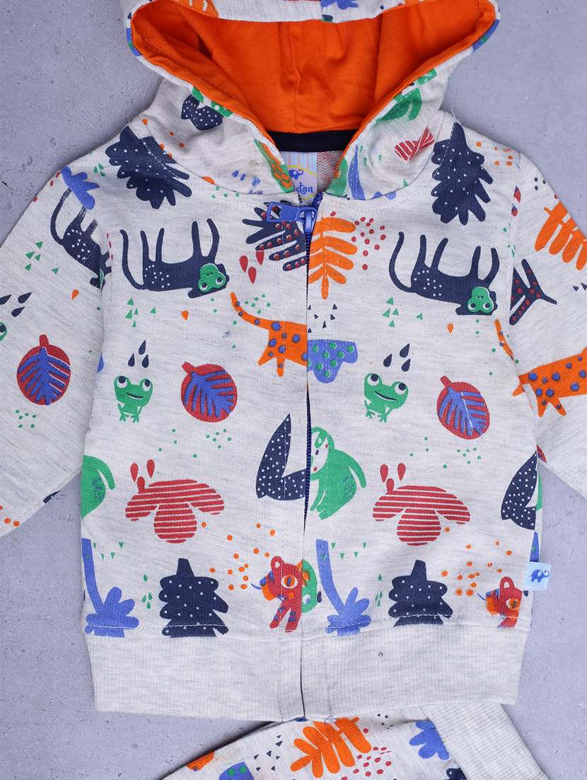 kids quirky woolen full lenght twin set - 20687701 -  Standard Image - 4