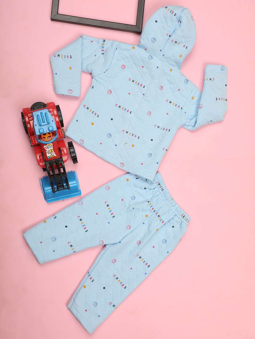 kids quirky print full lenght twin set - 20687716 -  Standard Image - 1