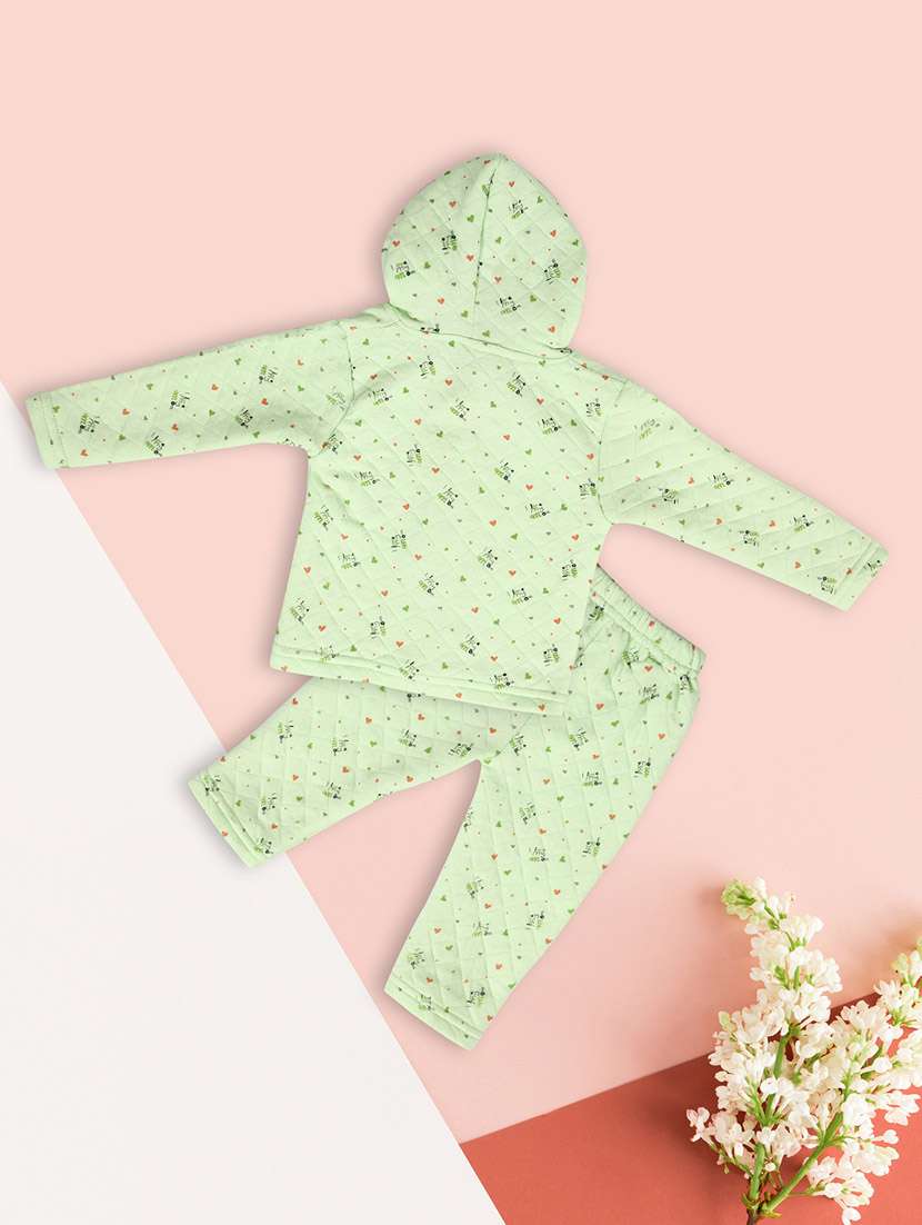 kids woolen full lenght twin set - 20687717 -  Standard Image - 1