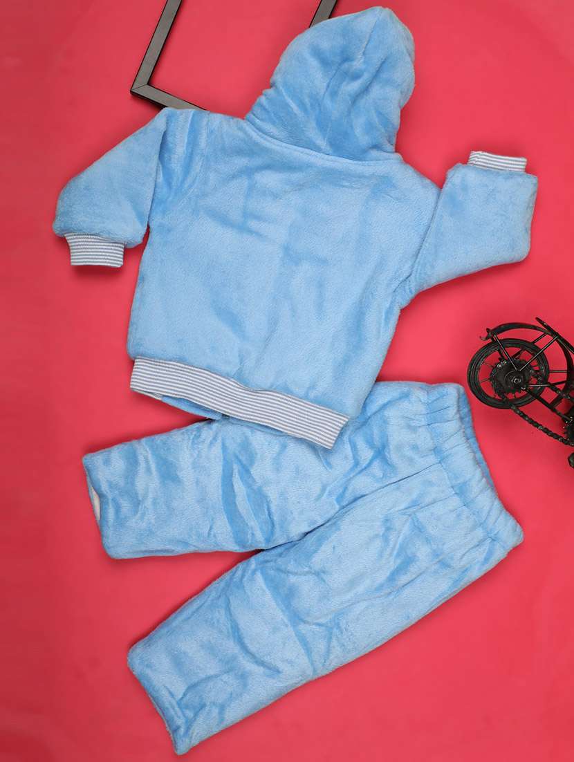 kids woolen full lenght twin set - 20687749 -  Standard Image - 1
