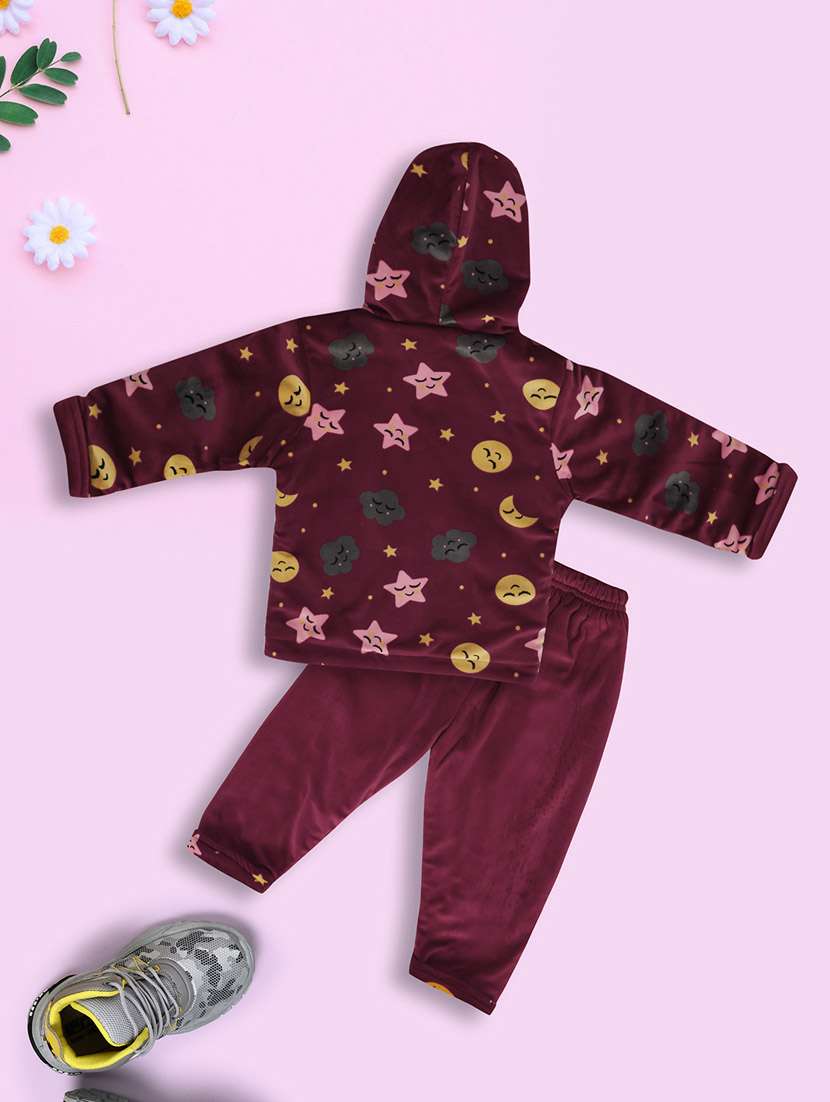 kids woolen full lenght twin set - 20687773 -  Standard Image - 1