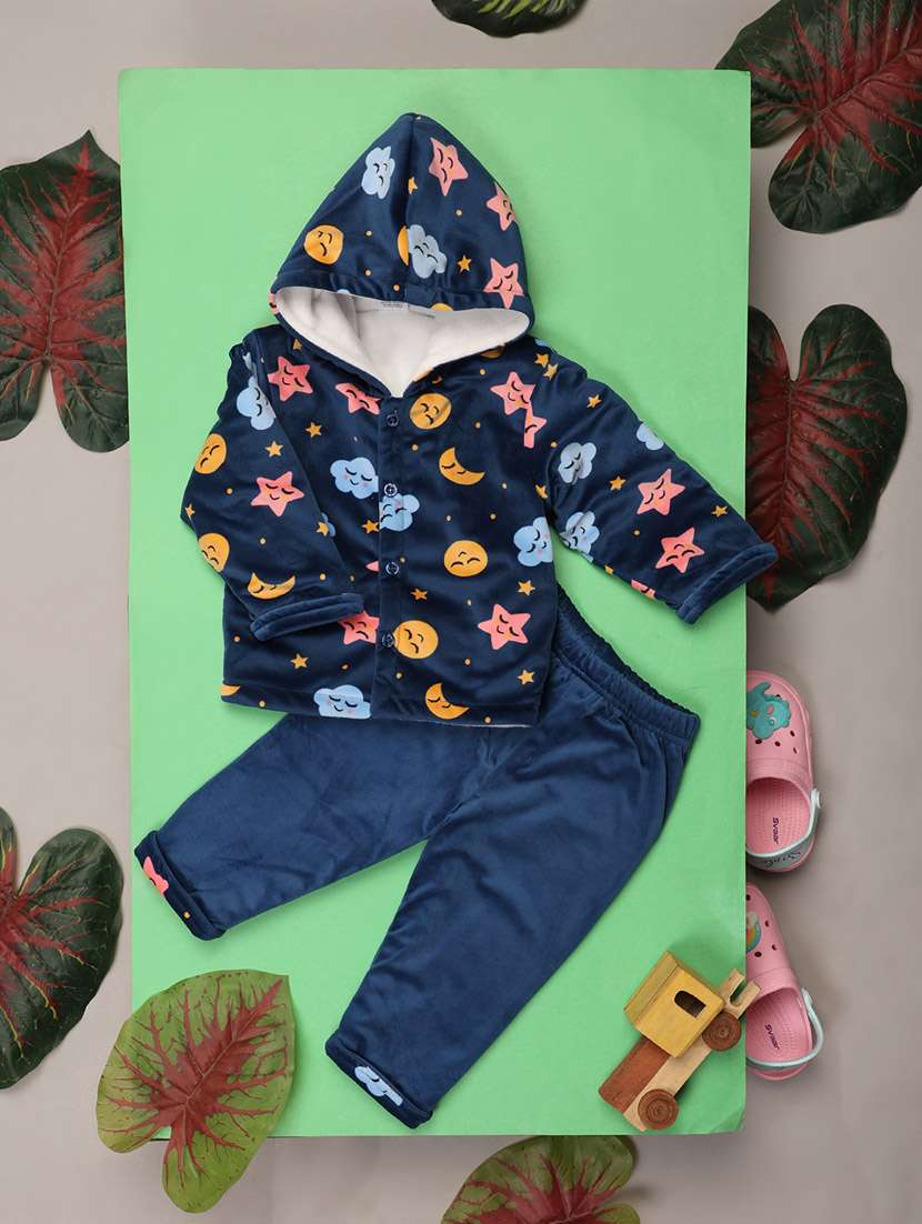 kids wool blend full lenght twin set