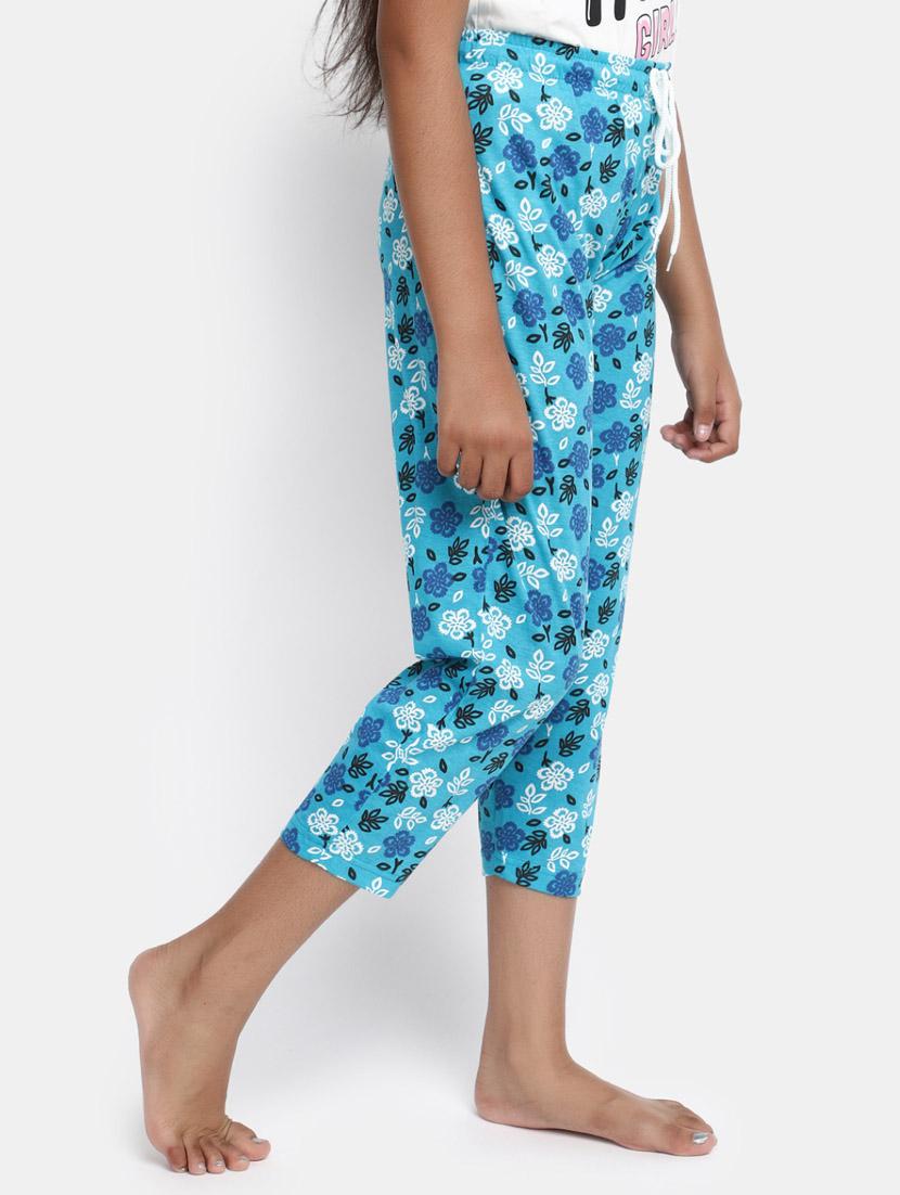 girls mid rise cotton nightwear pyjama - 20687984 - Standard Image - 1