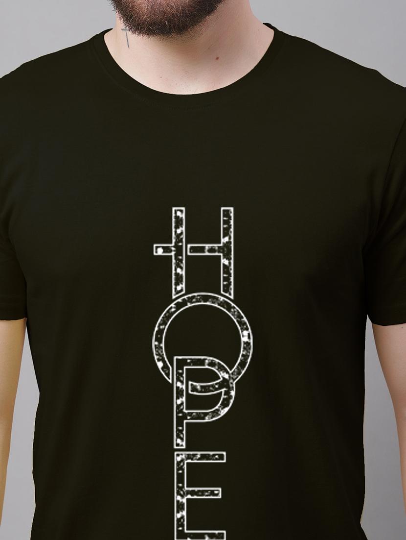 men round neck front print t-shirt - 20688132 - Standard Image - 4