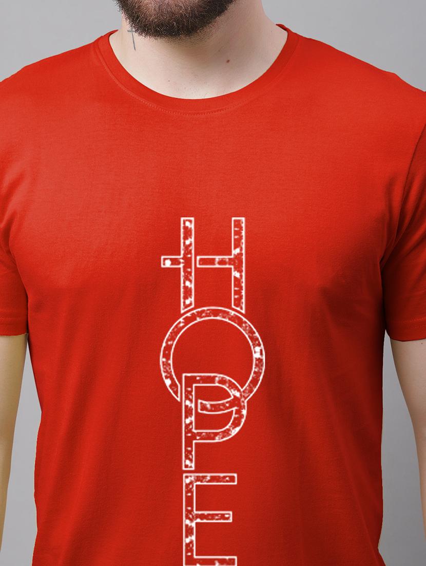 men round neck front print t-shirt - 20688133 - Standard Image - 4