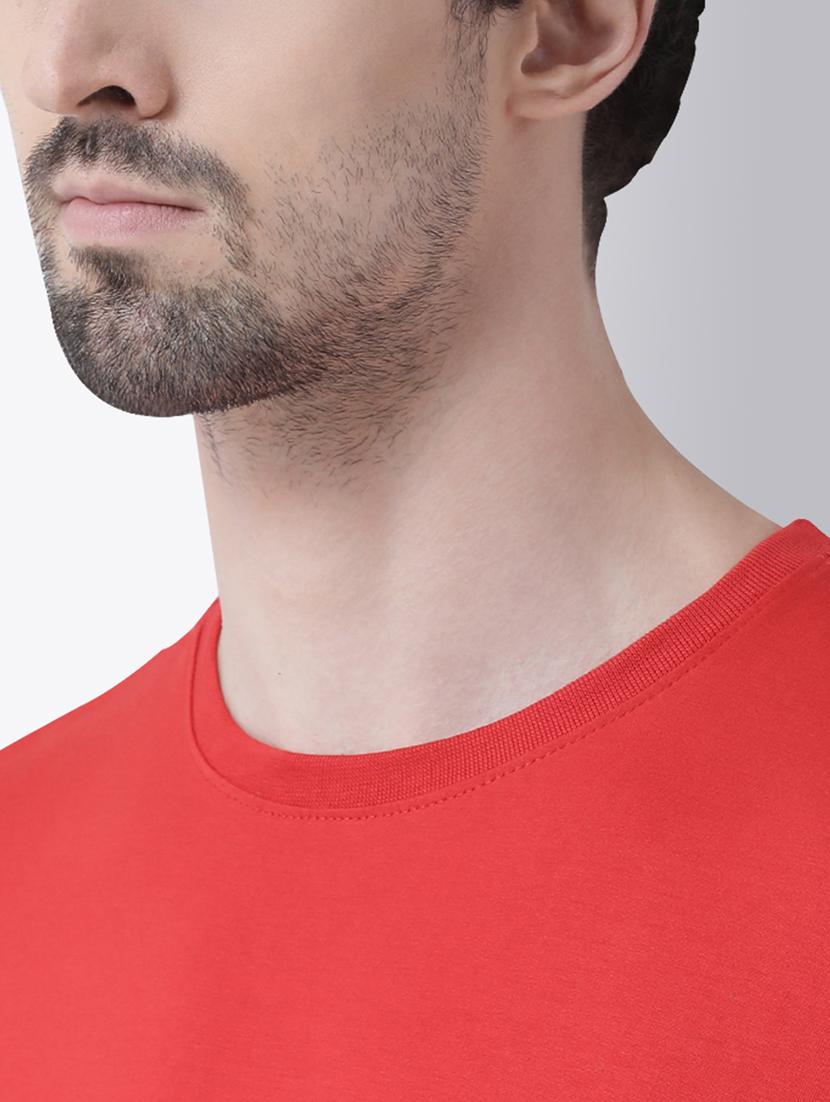 men round neck front print t-shirt - 20688148 - Standard Image - 4