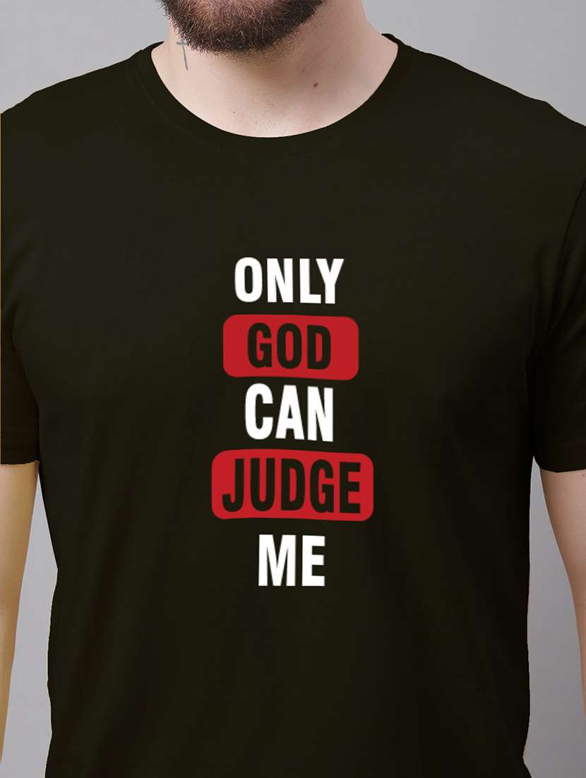 men round neck front print t-shirt - 20688197 - Standard Image - 4
