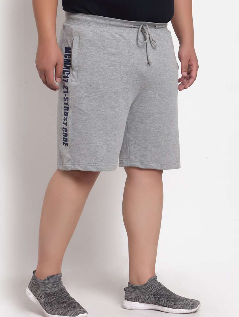grey cotton bermuda shorts - 20693105 -  Standard Image - 1