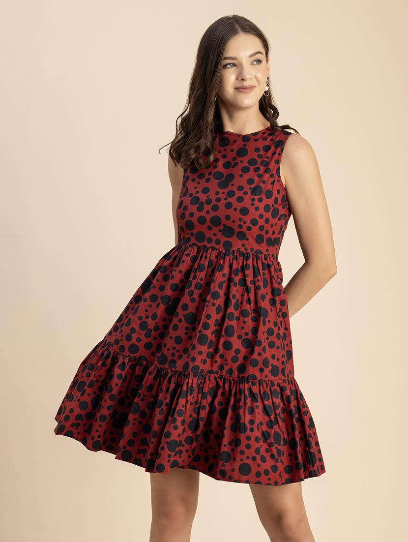 women printed halter neck maxi dress - 20693947 - Zoom Image - 0