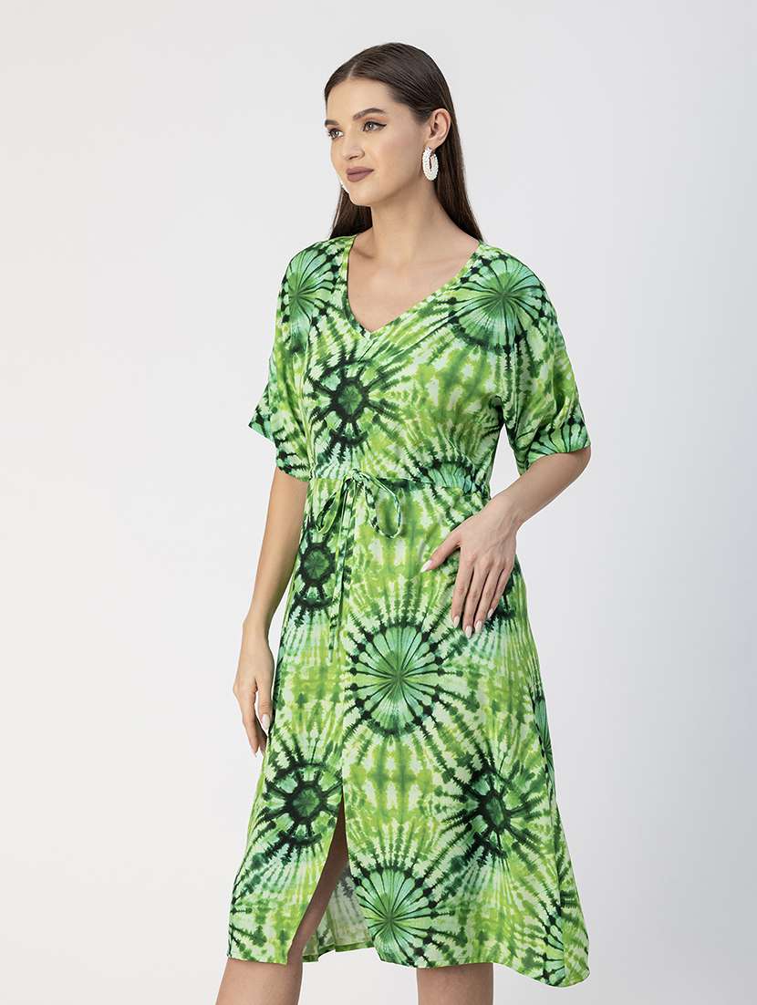 women batwing sleeves a-line dress - 20695420 -  Standard Image - 1