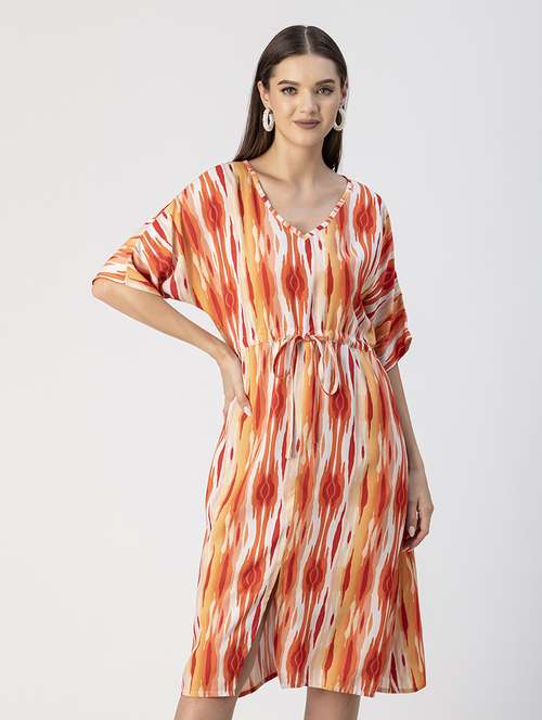 women batwing sleeves a-line dress - 20695423 -  Standard Image - 0