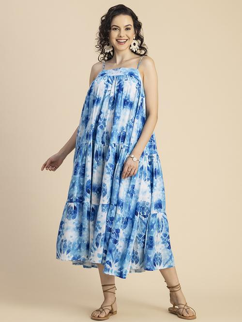 women shoulder strap tiered dress - 20695433 -  Standard Image - 0