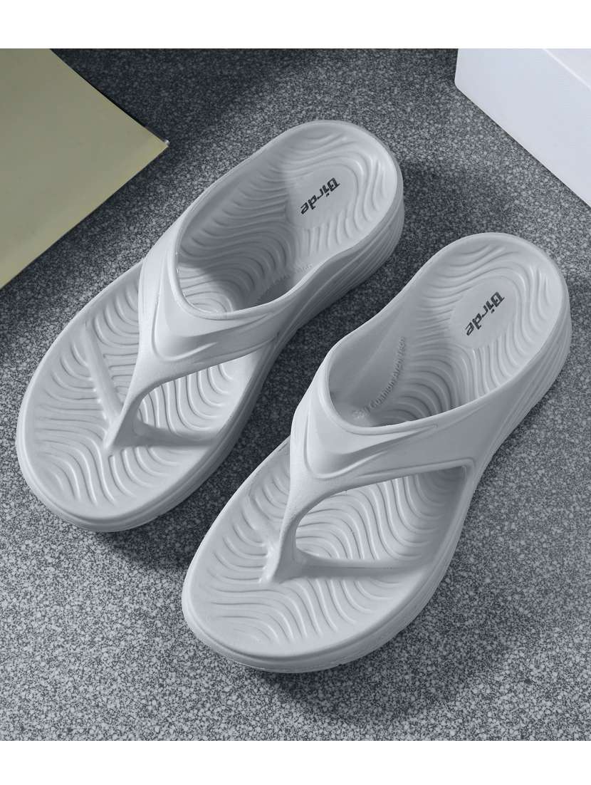 grey eva toe separator slippers