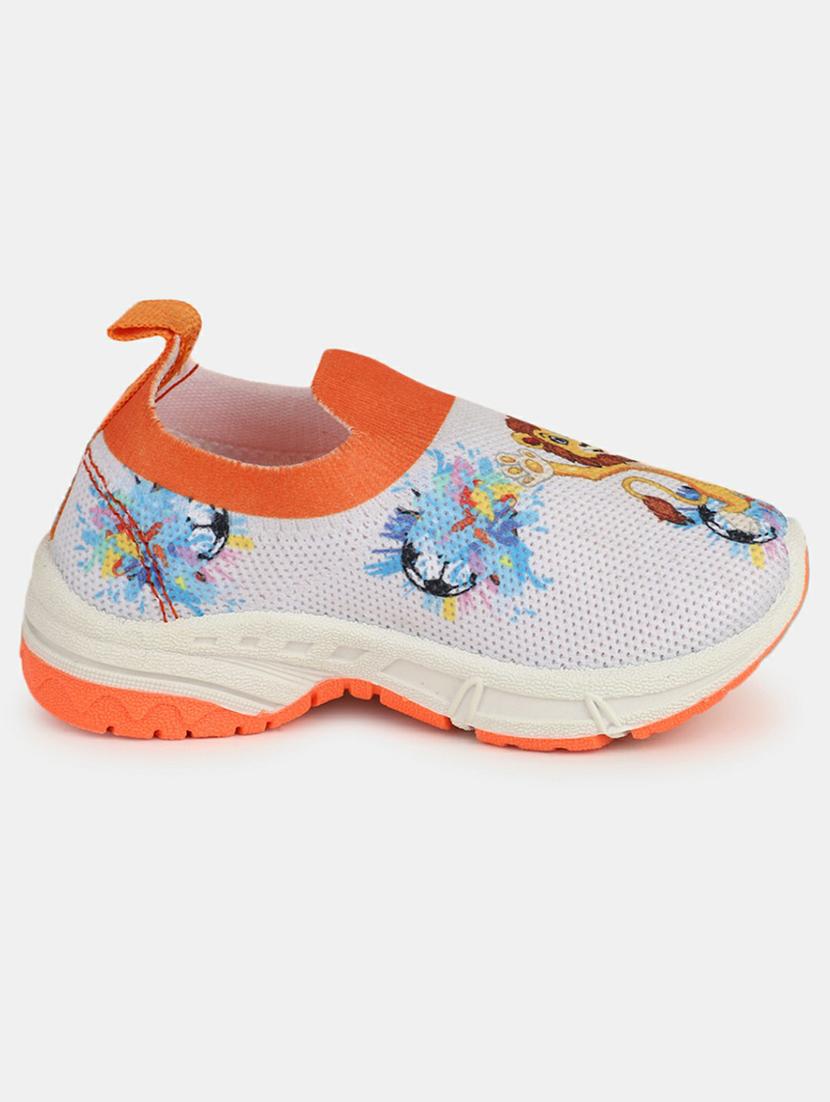 orange pu (polyurethane) casual shoes - 20701383 - Standard Image - 1