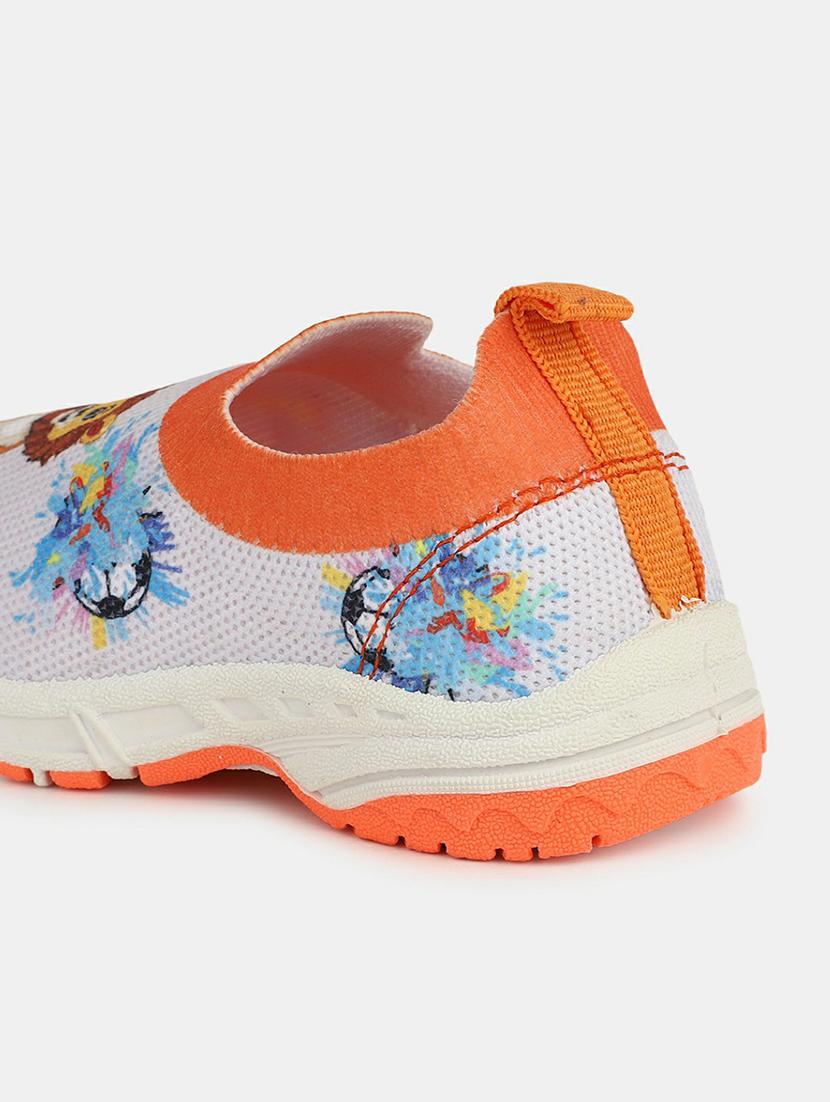 orange pu (polyurethane) casual shoes - 20701383 - Standard Image - 4