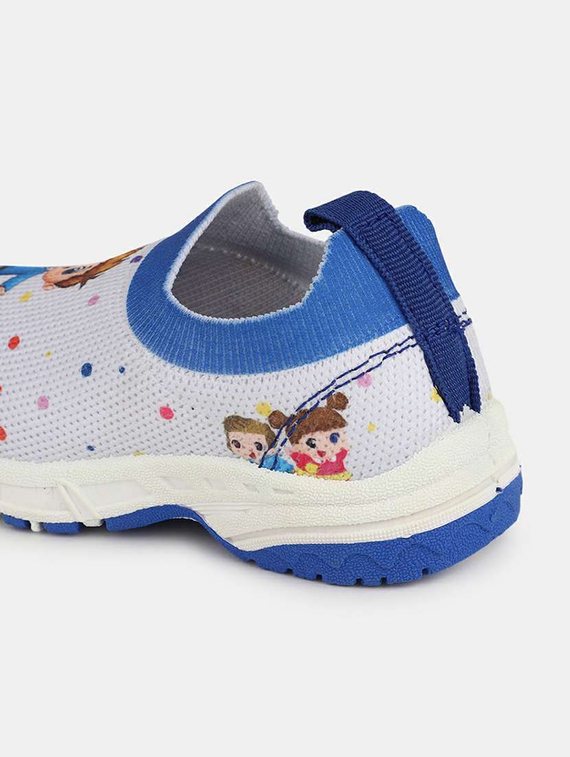 navy blue pu (polyurethane) casual shoes - 20701384 -  Standard Image - 4