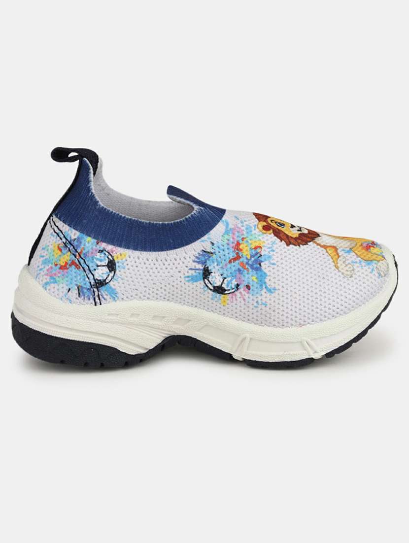 navy blue pu (polyurethane) casual shoes - 20701385 -  Standard Image - 1