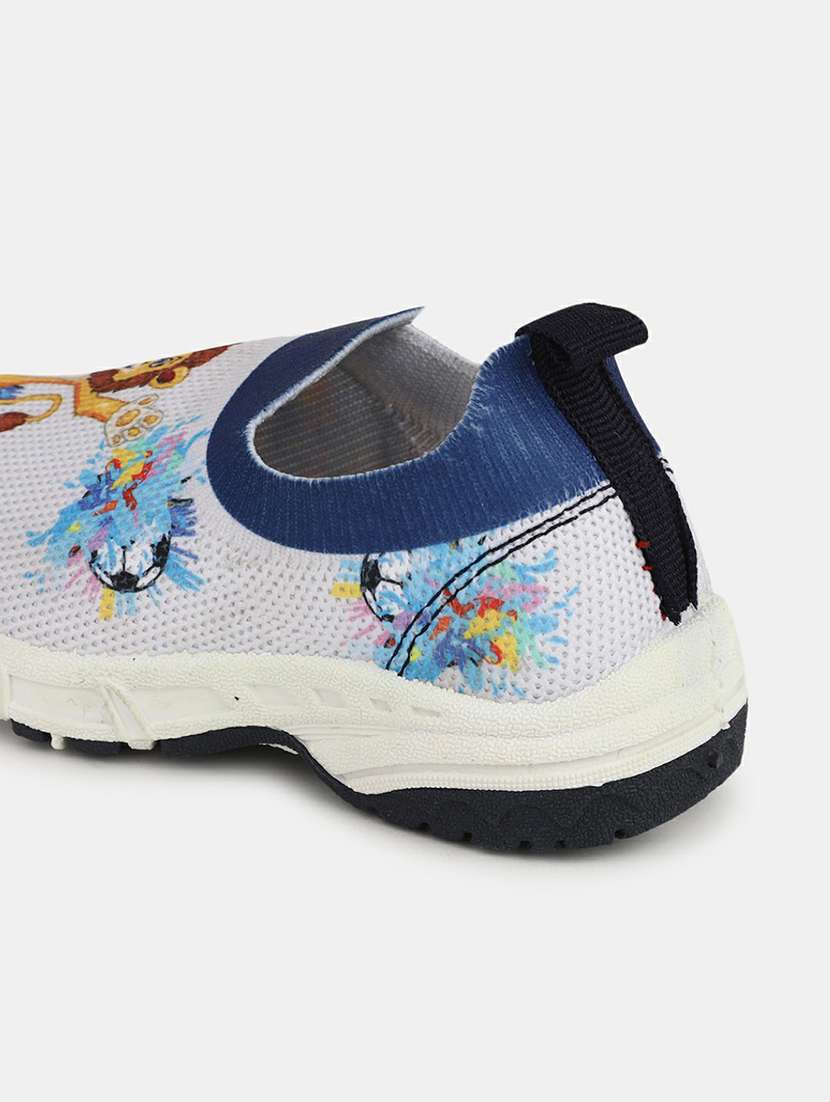 navy blue pu (polyurethane) casual shoes - 20701385 -  Standard Image - 4