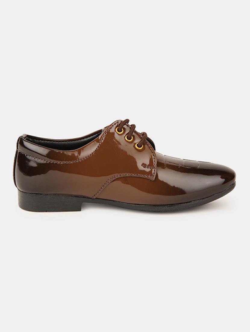 light brown pu (polyurethane) casual shoes - 20701427 - Standard Image - 1