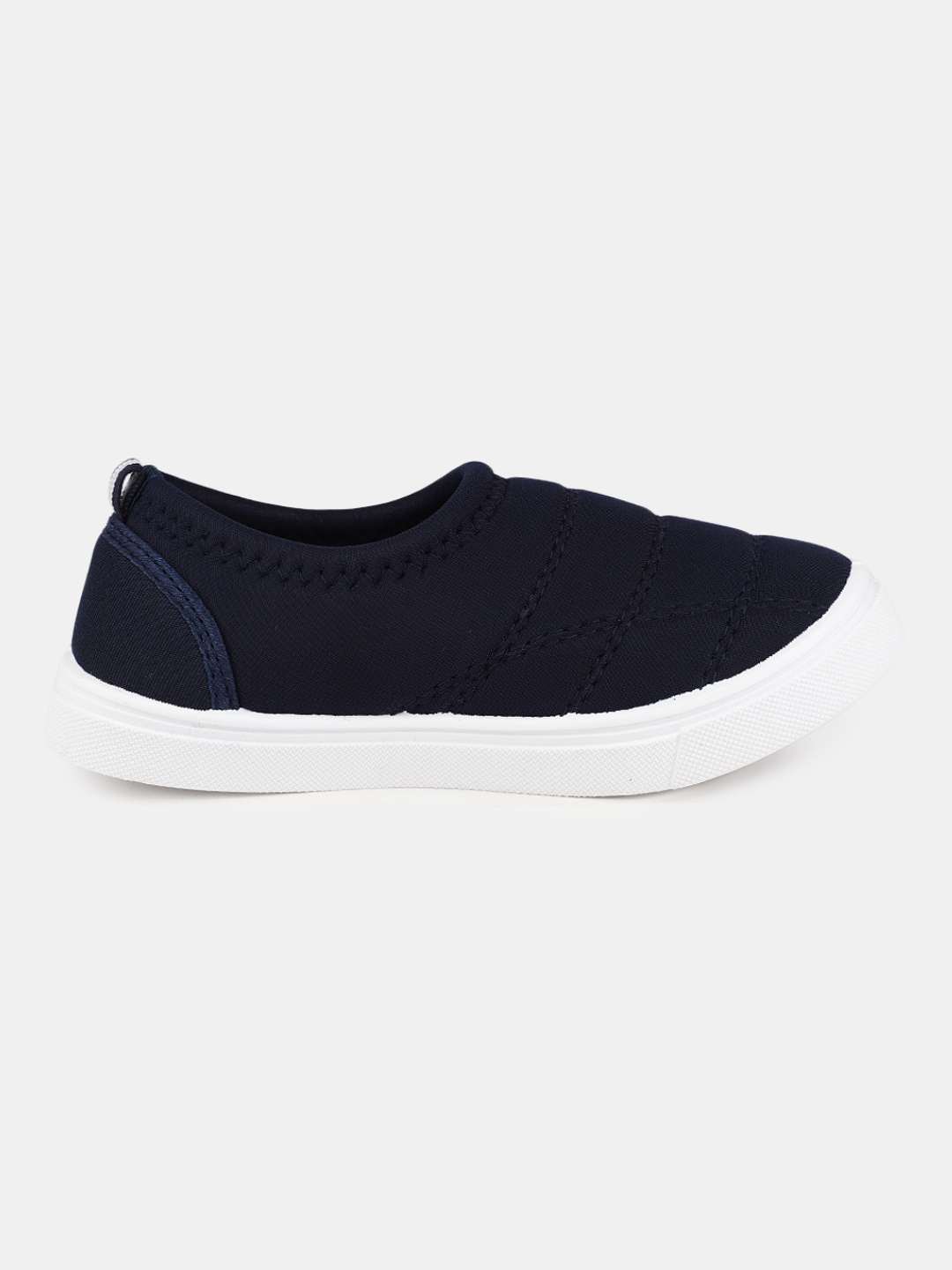 navy blue textile casual shoes - 20702303 - Standard Image - 4