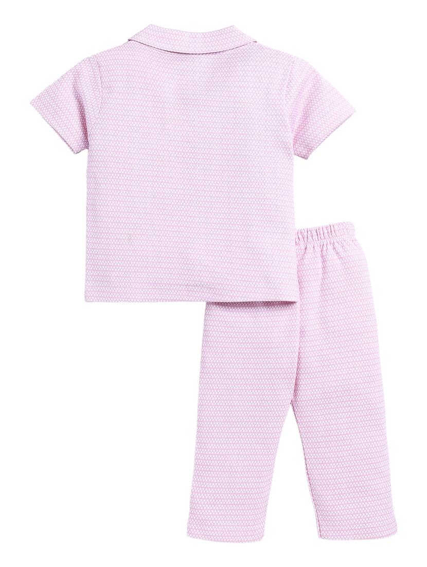 pack of 2 kids printed shirt & pyjama set - 20703672 - Standard Image - 1