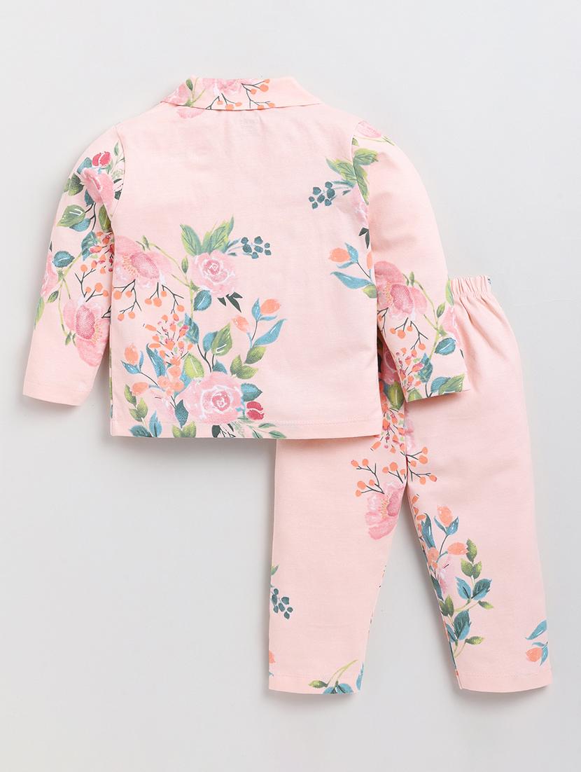 kids printed pyjama nightwear set - 20703677 -  Standard Image - 1
