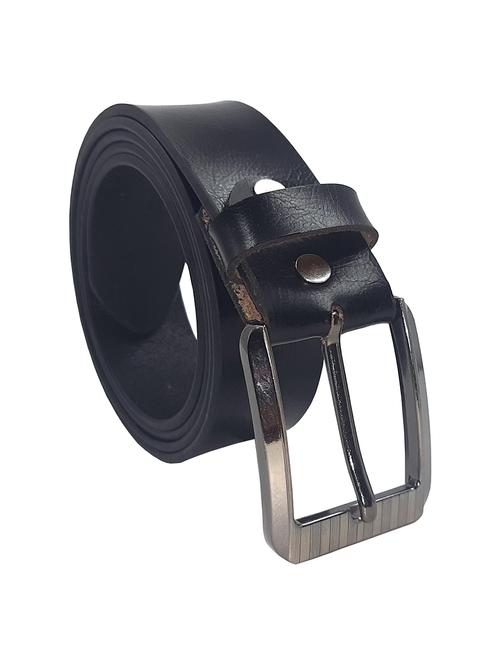 black leather belt - 20703721 - Standard Image - 0