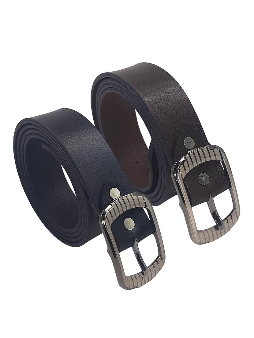 pack of 2 leather belts - 20703731 -  Zoom Image - 0