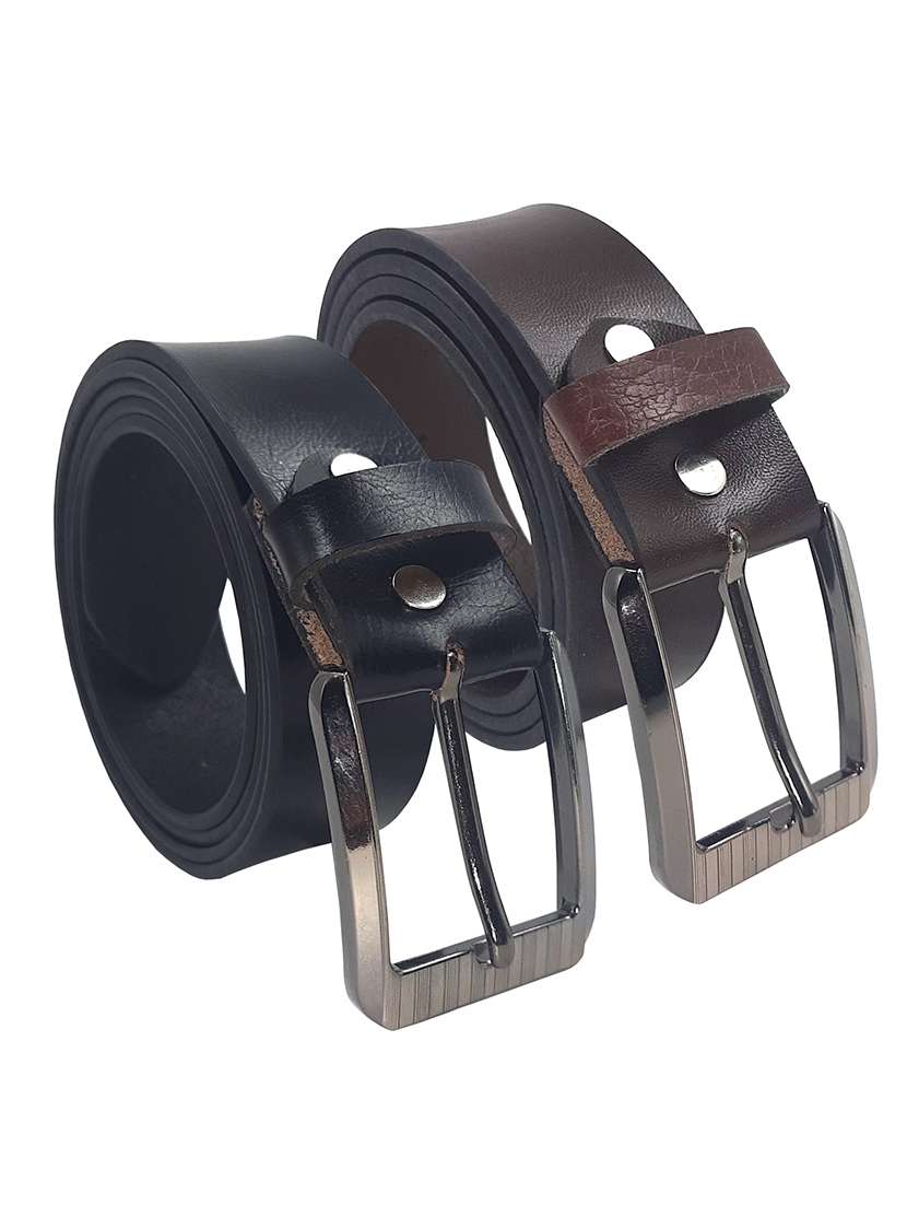 pack of 2 leather belts