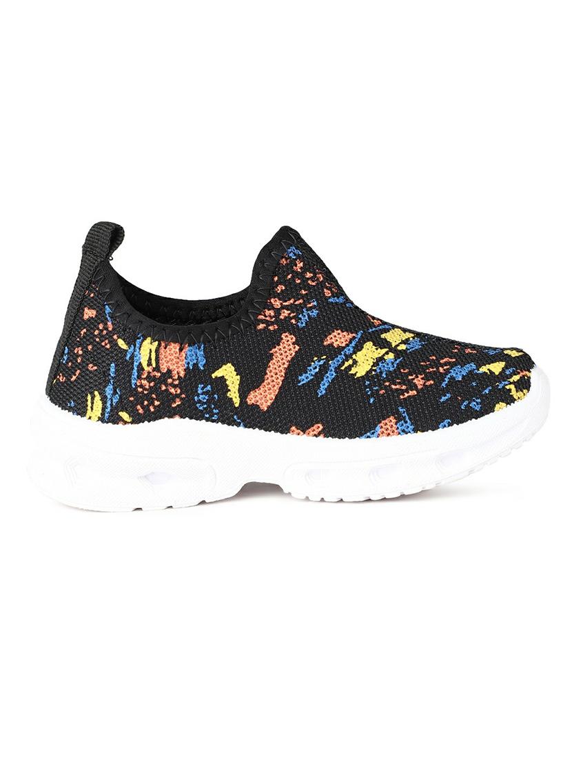 black pu (polyurethane) casual shoes - 20705766 -  Standard Image - 1