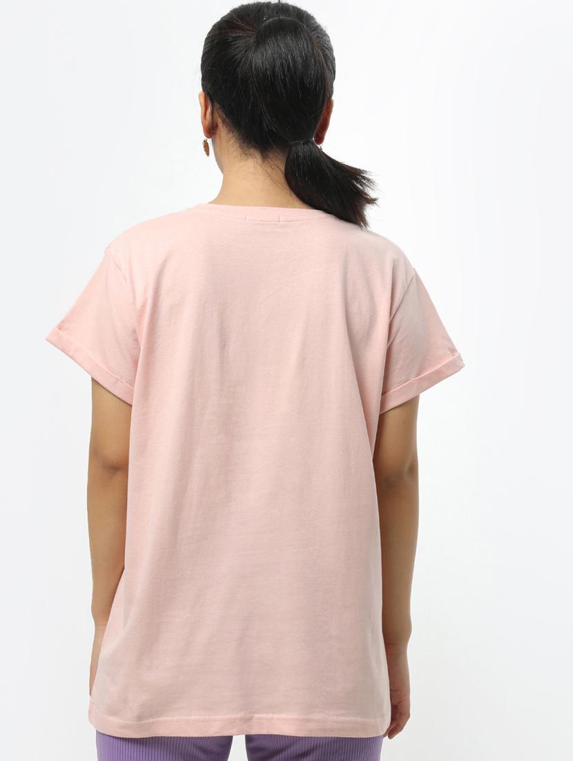 women placement print short sleeves t-shirt - 20722073 - Standard Image - 1