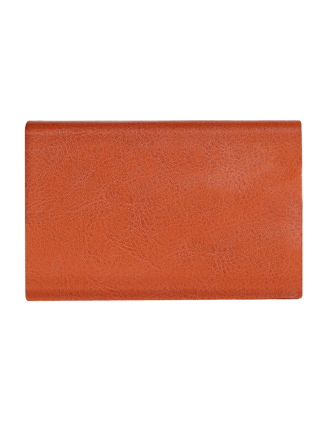 tan synthetic leather card holder - 20723920 - Standard Image - 1