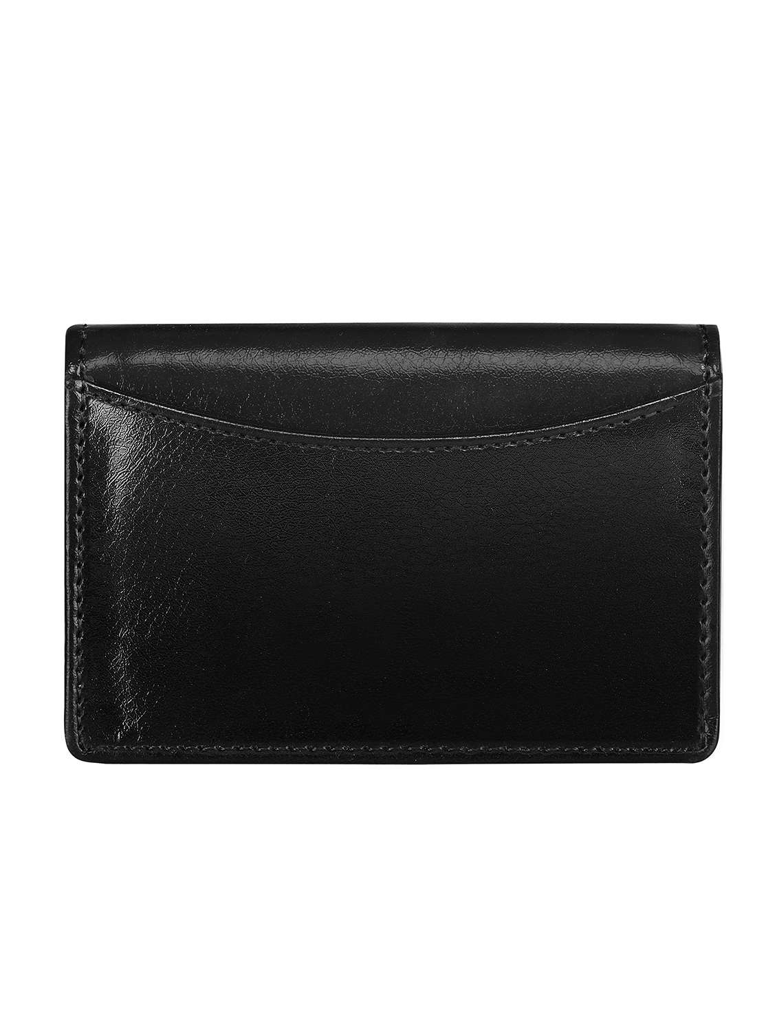 black synthetic leather card holder - 20723945 -  Standard Image - 1