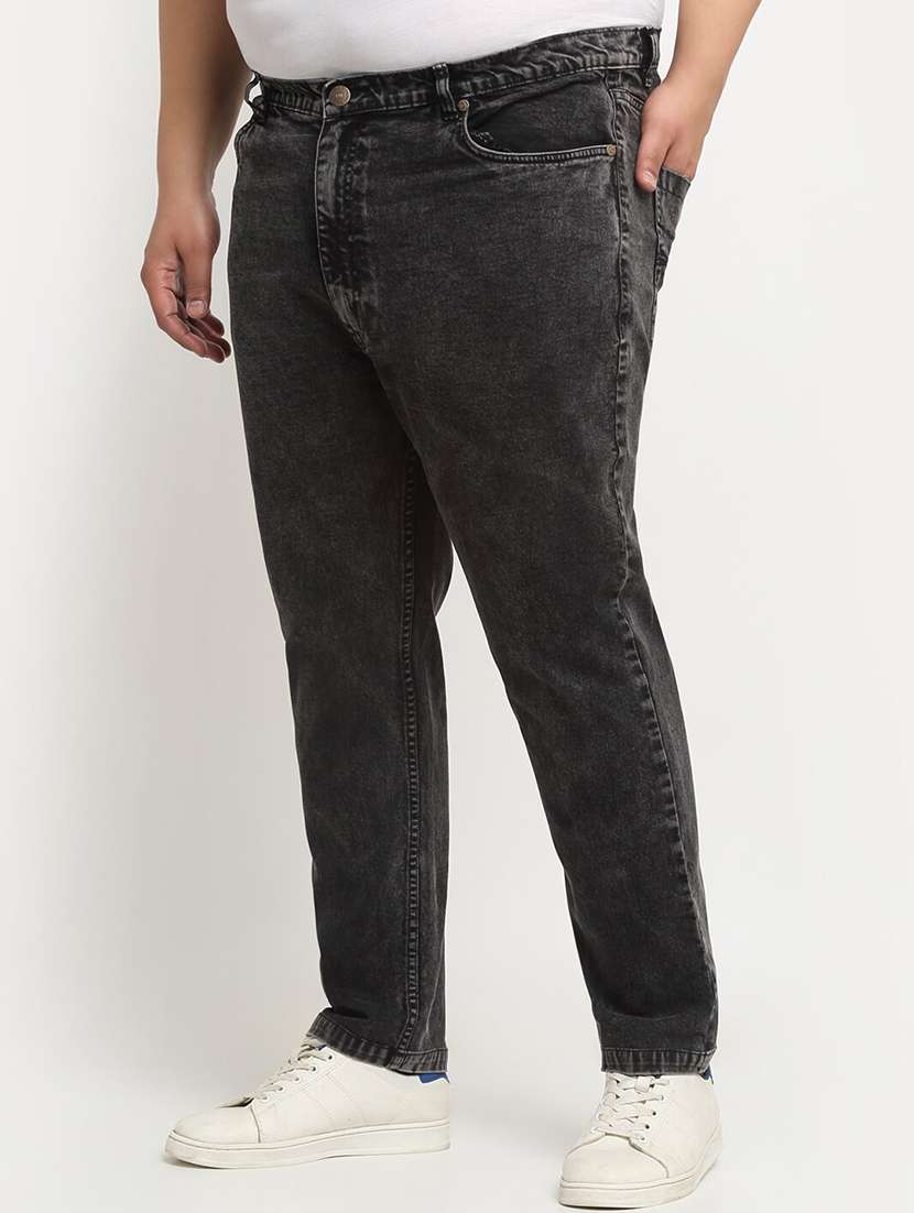 mens relaxed fit plain jeans - 20724076 -  Standard Image - 1