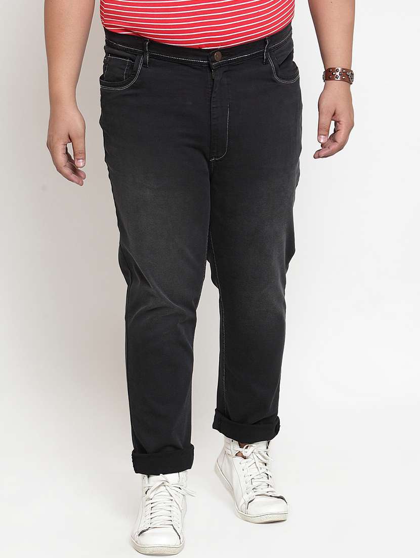 mens slim fit plain jeans