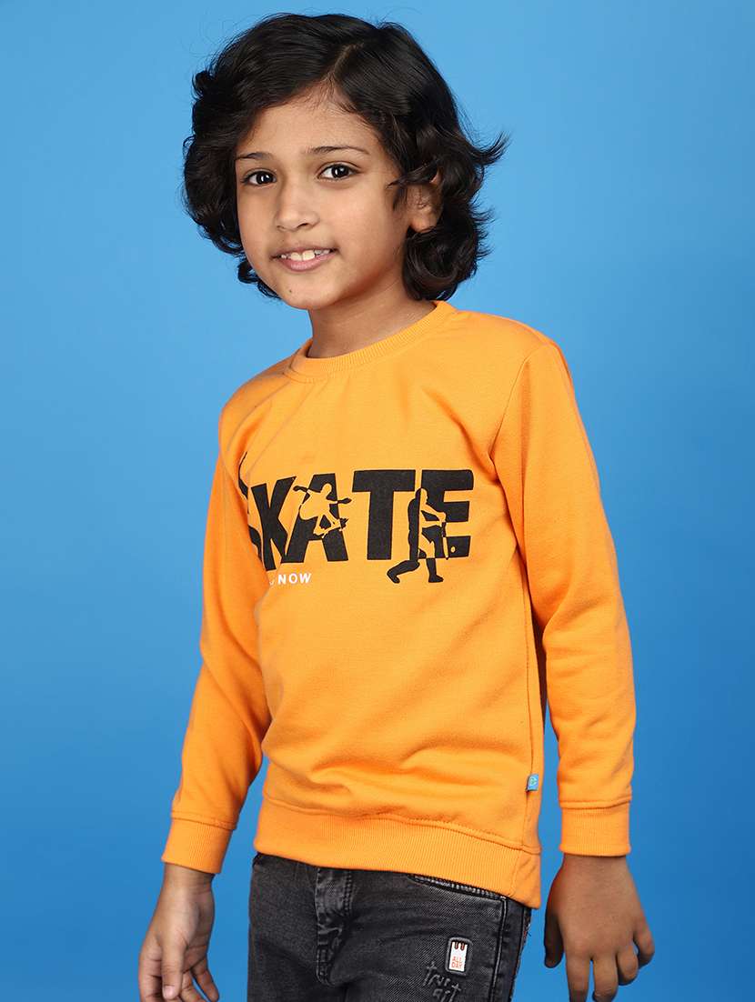 boys round neck printed set of 2 regular sweatshirt - 20724271 - Standard Image - 1
