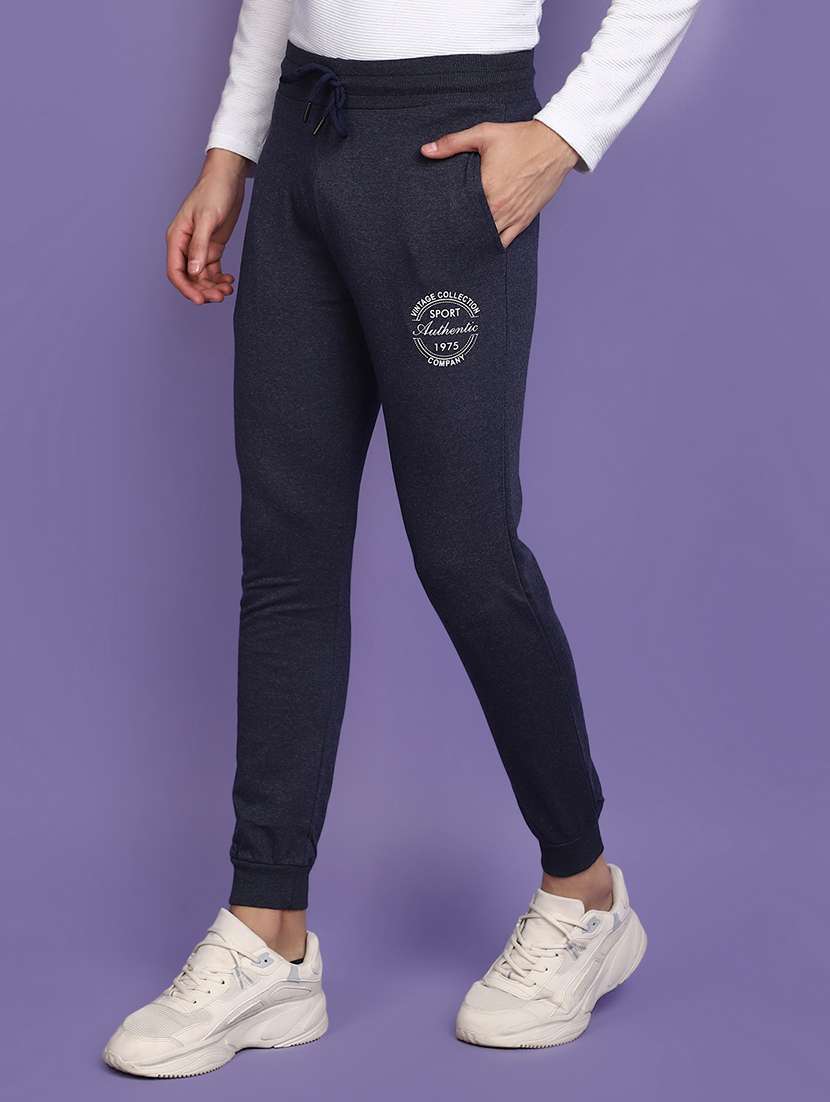 men solid mid rise full length jogger - 20724604 -  Standard Image - 1