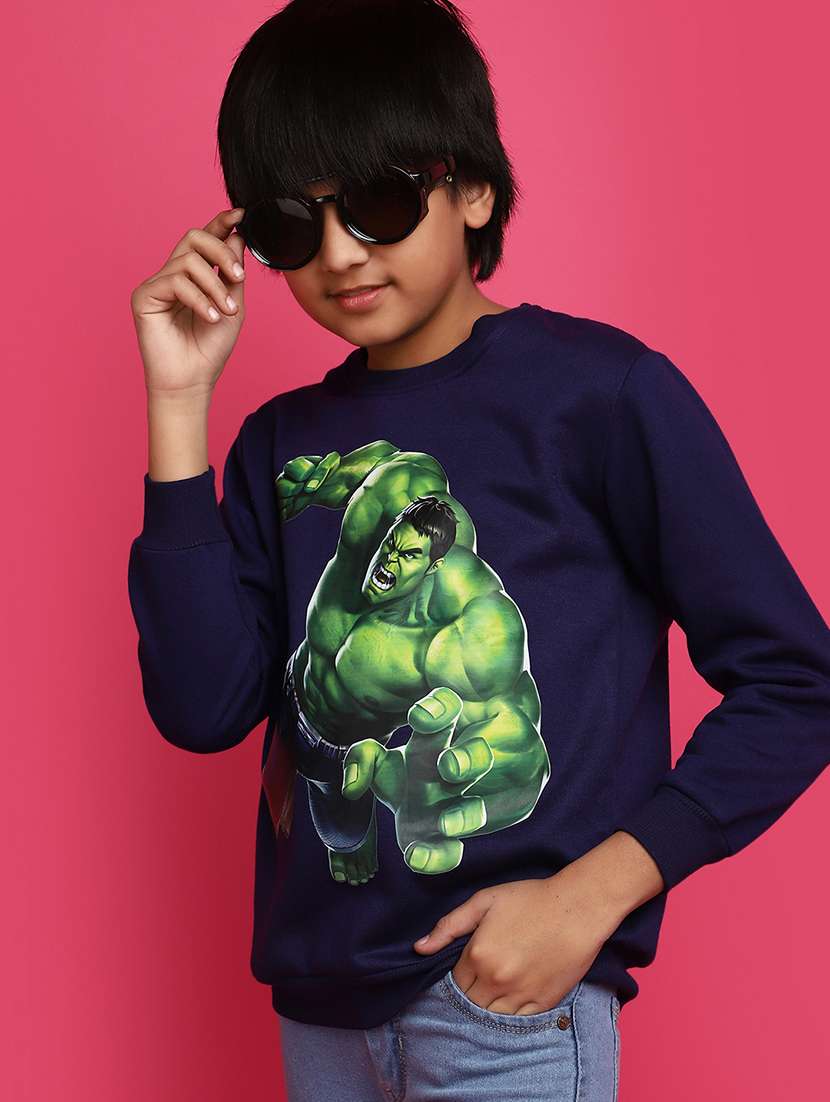 boys round neck graphic regular sweatshirt - 20724683 -  Standard Image - 1
